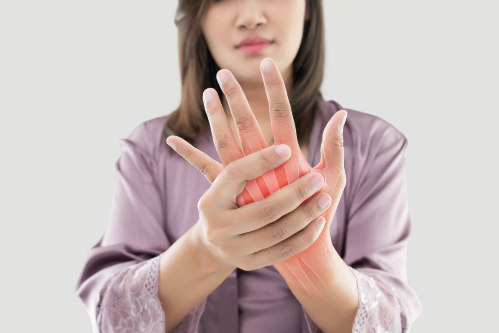 Mani colpite dall'artrite