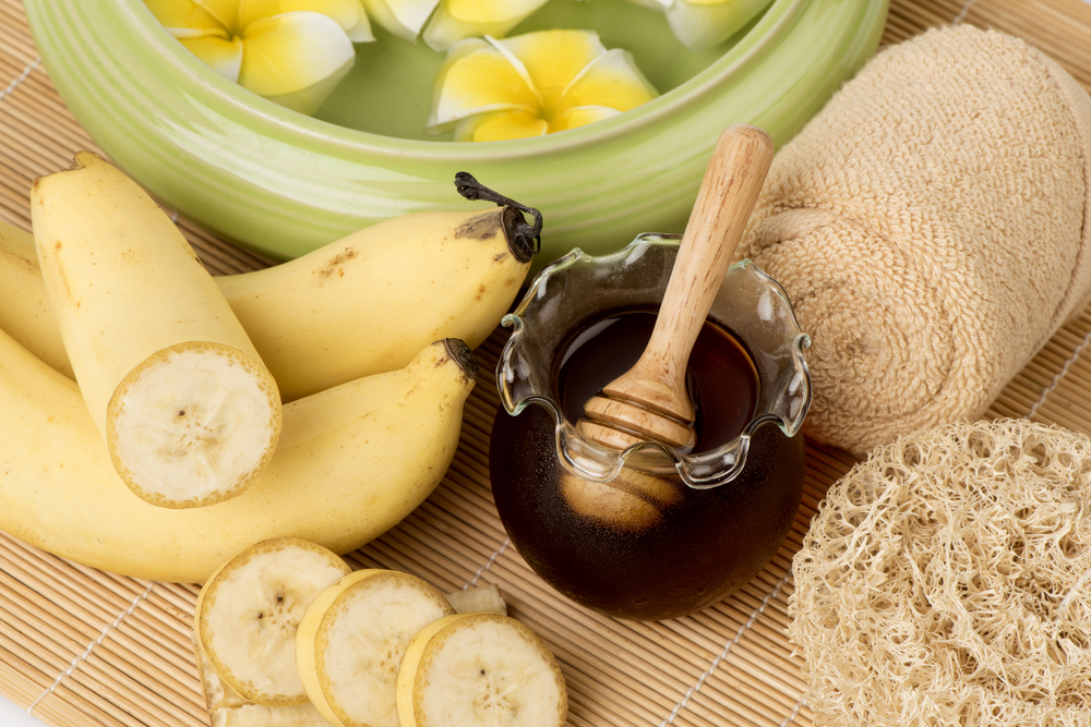 Scrub banana e miele